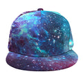 Starfield Nebula Galaxy Space Print Snapback Cap
