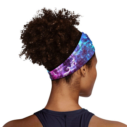 Starfield Nebula Galaxy Space Print Sports Headband
