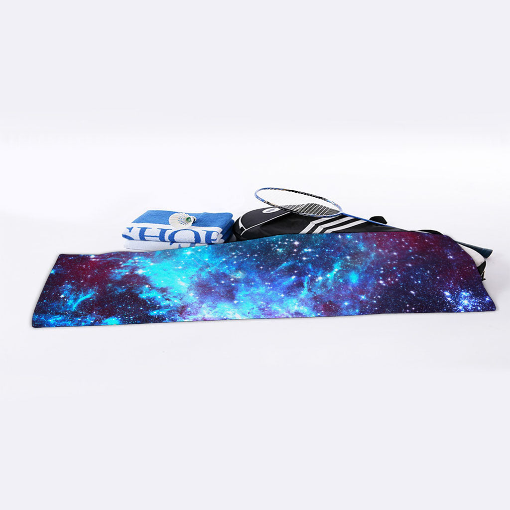 Starfield Nebula Galaxy Space Print Sports Towel
