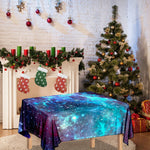 Starfield Nebula Galaxy Space Print Tablecloth