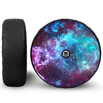 Starfield Nebula Galaxy Space Print Tire Cover With Camera Hole