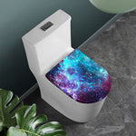 Starfield Nebula Galaxy Space Print Toilet Lid Cover