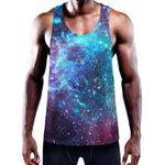Starfield Nebula Galaxy Space Print Training Tank Top