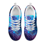 Starfield Nebula Galaxy Space Print White Running Shoes
