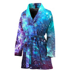 Starfield Nebula Galaxy Space Print Women's Bathrobe