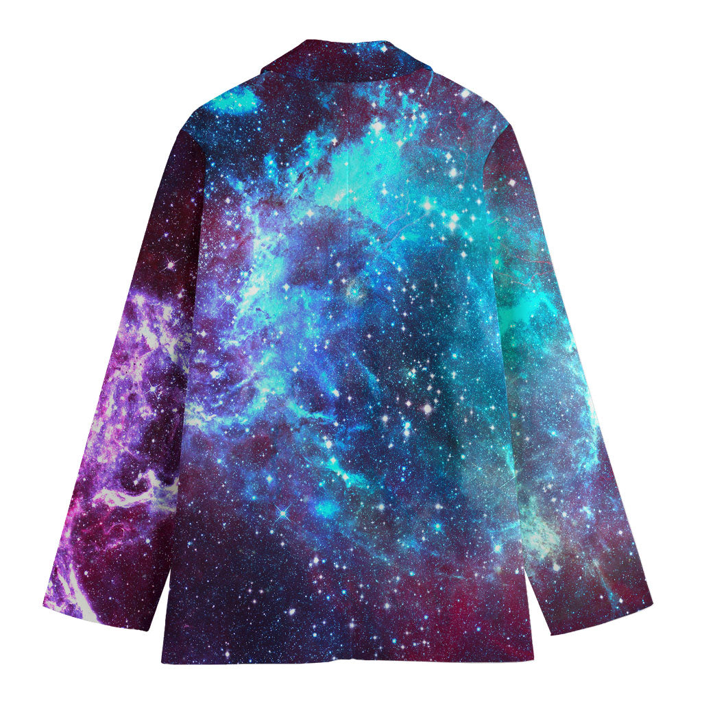 Starfield Nebula Galaxy Space Print Women's Blazer
