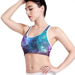 Starfield Nebula Galaxy Space Print Women's Sports Bra