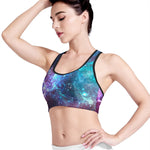 Starfield Nebula Galaxy Space Print Women's Sports Bra