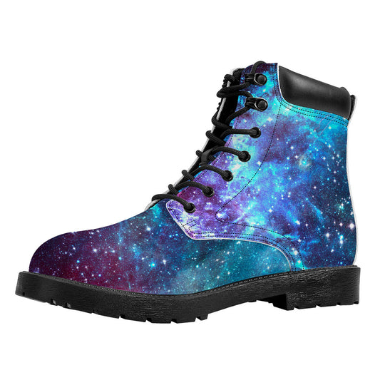 Starfield Nebula Galaxy Space Print Work Boots