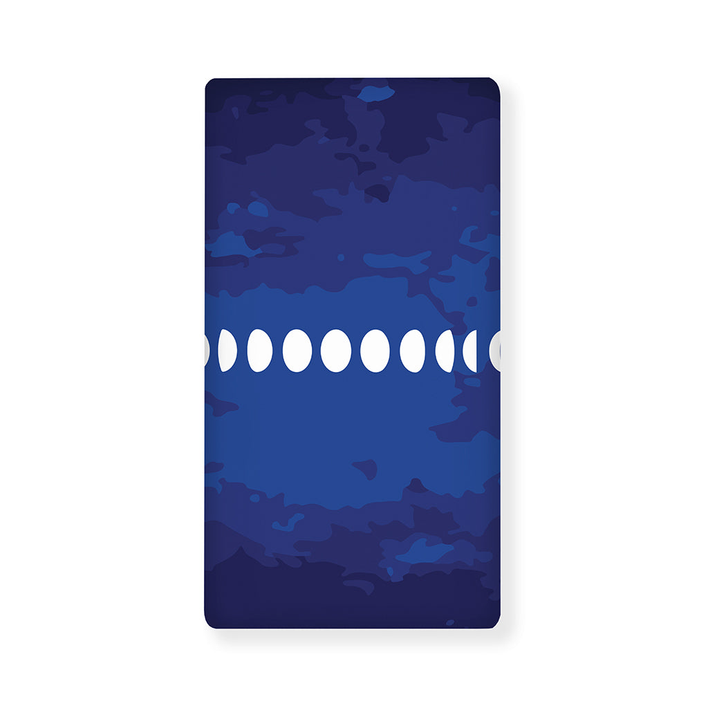 Starry Sky Lunar Phase Print Baby Crib Sheet