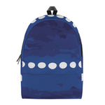 Starry Sky Lunar Phase Print Backpack