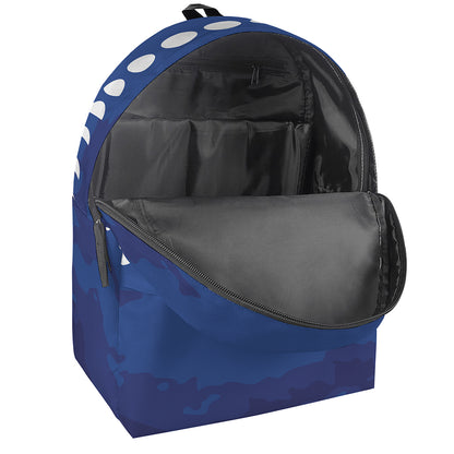 Starry Sky Lunar Phase Print Backpack