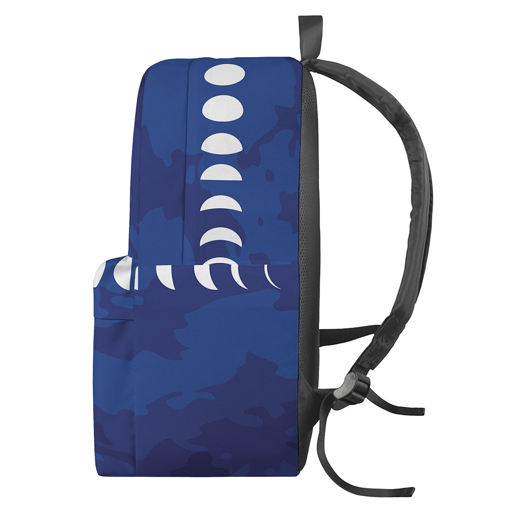 Starry Sky Lunar Phase Print Backpack