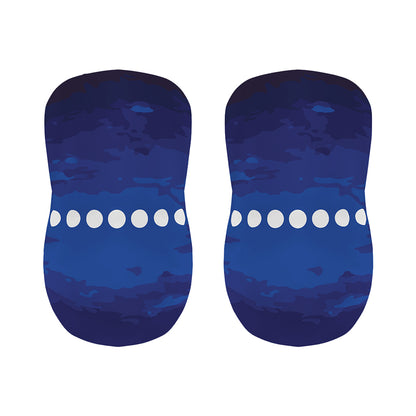 Starry Sky Lunar Phase Print Bar Stool Covers