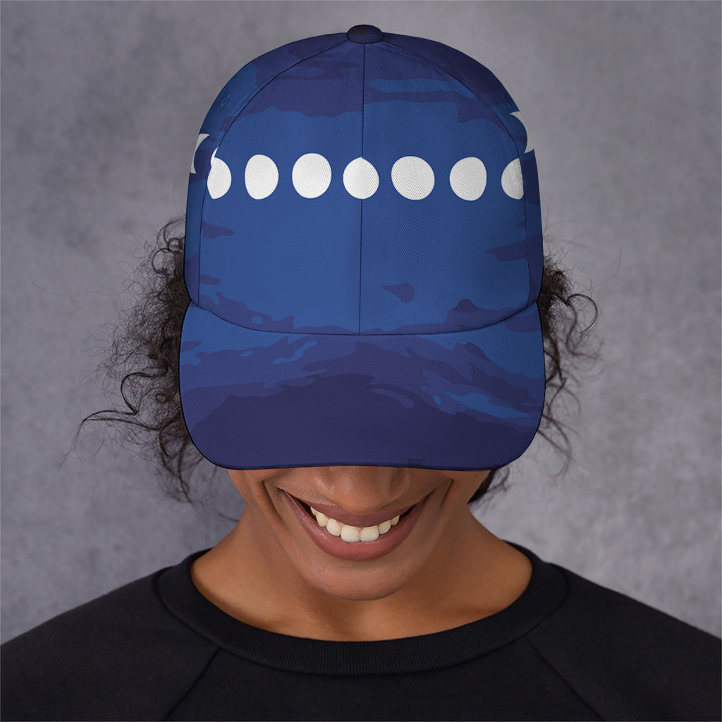 Starry Sky Lunar Phase Print Baseball Cap