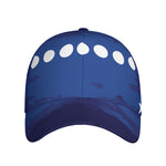 Starry Sky Lunar Phase Print Baseball Cap