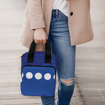 Starry Sky Lunar Phase Print Bible Tote Bag