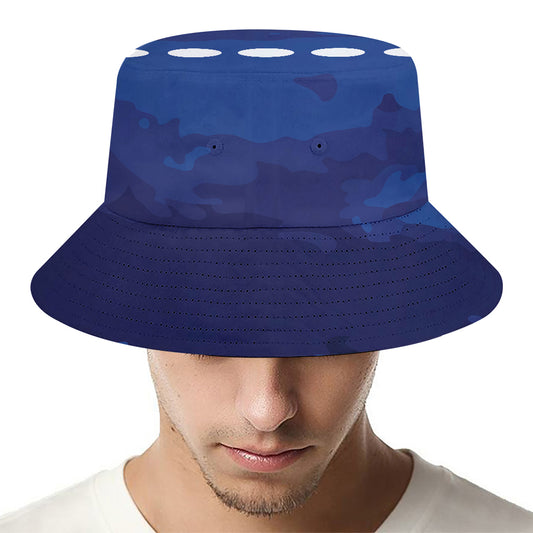 Starry Sky Lunar Phase Print Bucket Hat