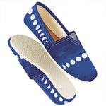 Starry Sky Lunar Phase Print Casual Shoes