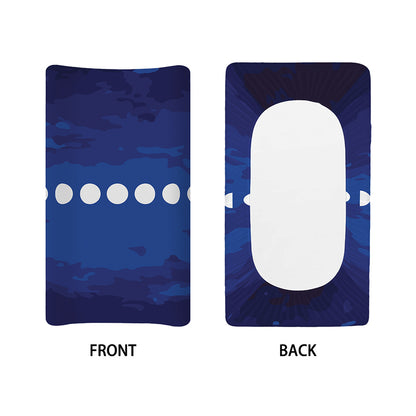 Starry Sky Lunar Phase Print Changing Pad Cover