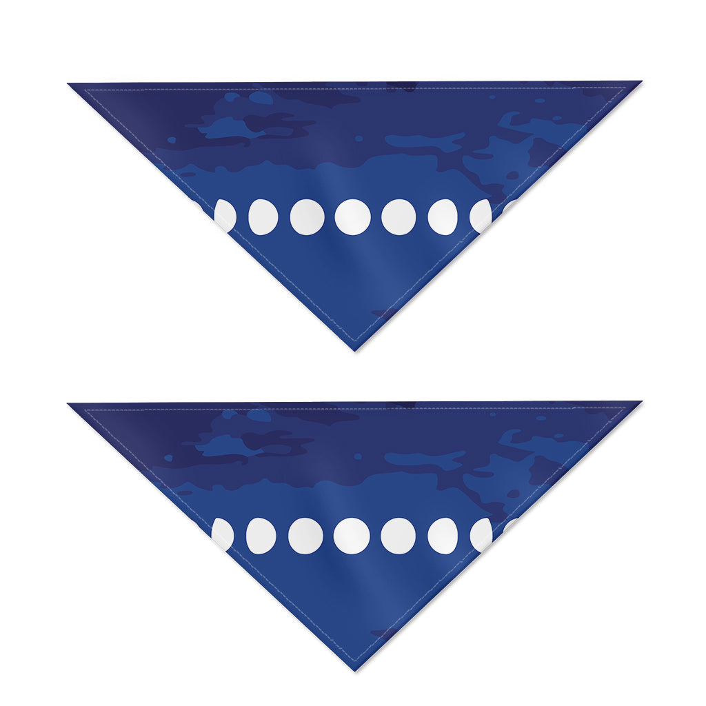 Starry Sky Lunar Phase Print Dog Bandana