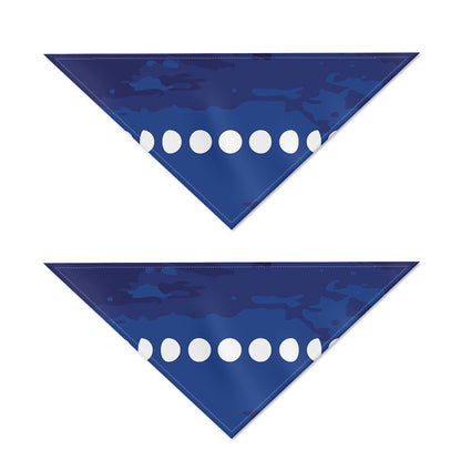 Starry Sky Lunar Phase Print Dog Bandana