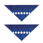 Starry Sky Lunar Phase Print Dog Bandana