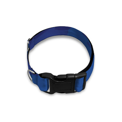 Starry Sky Lunar Phase Print Dog Collar