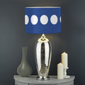 Starry Sky Lunar Phase Print Drum Lamp Shade