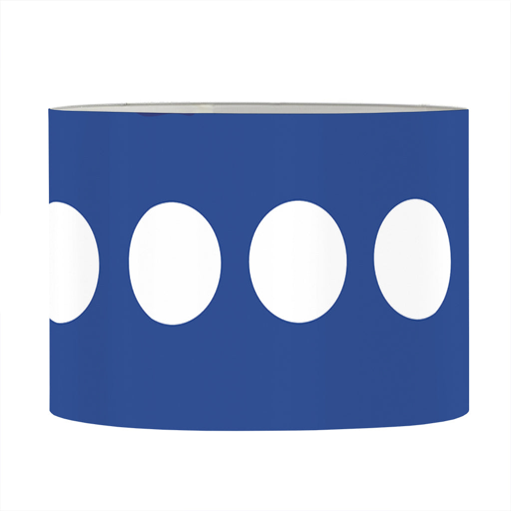 Starry Sky Lunar Phase Print Drum Lamp Shade
