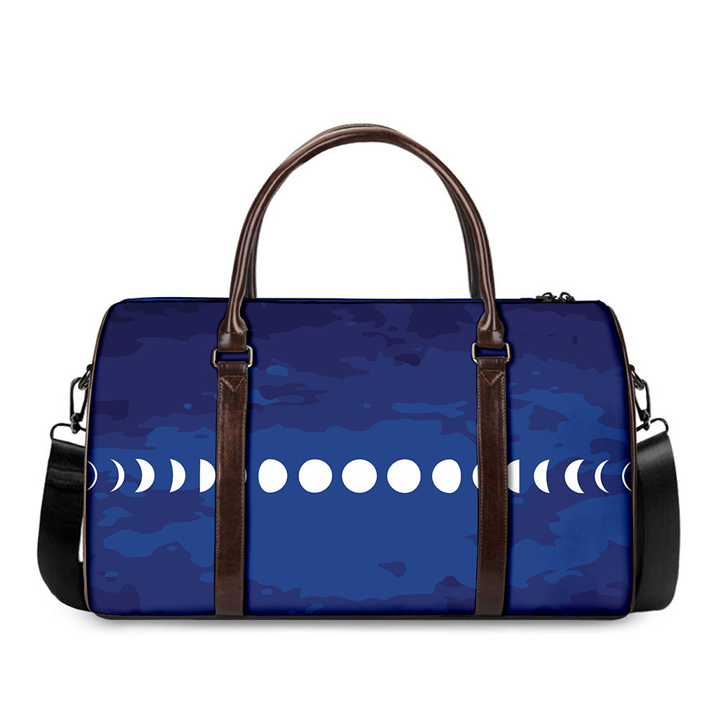 Starry Sky Lunar Phase Print Duffle Bag