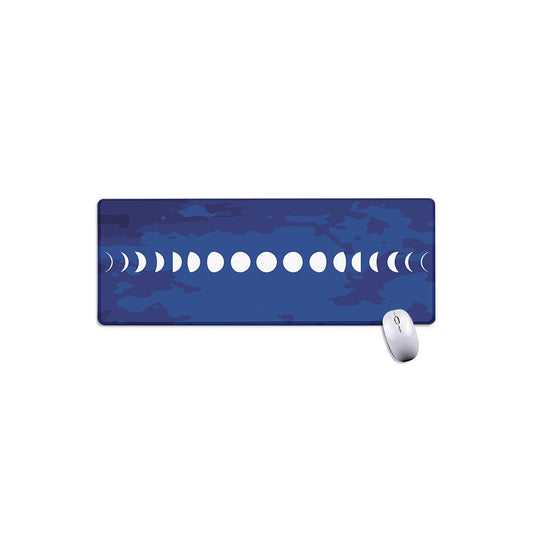 Starry Sky Lunar Phase Print Extended Mouse Pad