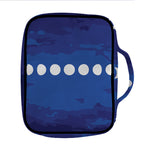 Starry Sky Lunar Phase Print Front Pocket Bible Bag