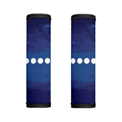 Starry Sky Lunar Phase Print Handle Covers