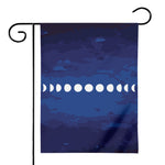 Starry Sky Lunar Phase Print House Flag