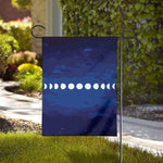 Starry Sky Lunar Phase Print House Flag