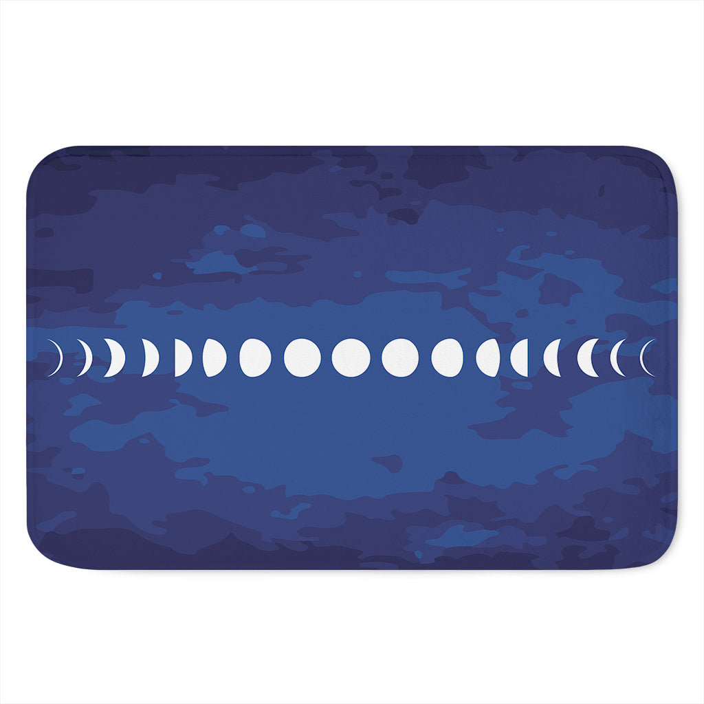 Starry Sky Lunar Phase Print Indoor Door Mat