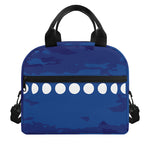 Starry Sky Lunar Phase Print Insulated Lunch Bag