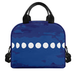 Starry Sky Lunar Phase Print Insulated Lunch Bag