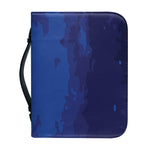 Starry Sky Lunar Phase Print Leather Bible Cover