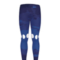 Starry Sky Lunar Phase Print Men's Leggings