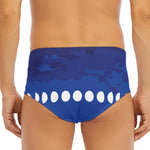 Starry Sky Lunar Phase Print Men's Triangle Swim Briefs