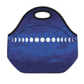 Starry Sky Lunar Phase Print Neoprene Lunch Bag