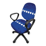 Starry Sky Lunar Phase Print Office Chair Cover