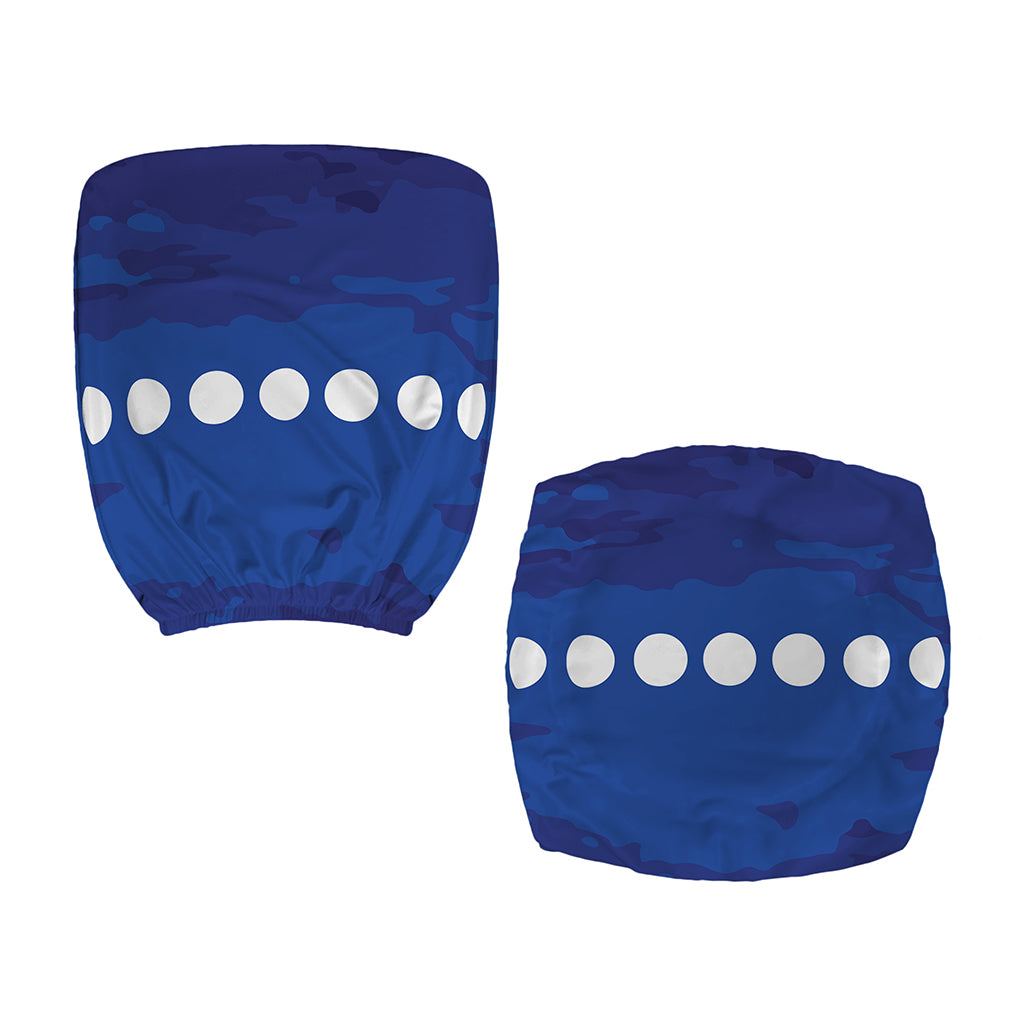Starry Sky Lunar Phase Print Office Chair Cover
