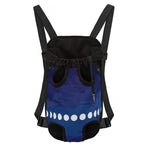 Starry Sky Lunar Phase Print Pet Carrier Backpack