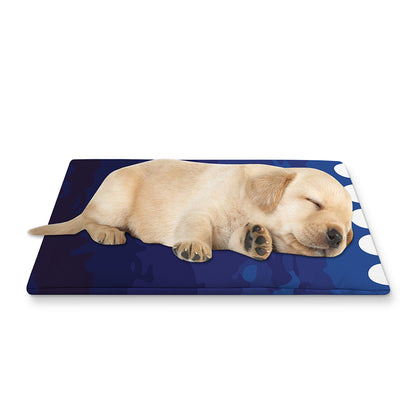 Starry Sky Lunar Phase Print Pet Cooling Mat Cover