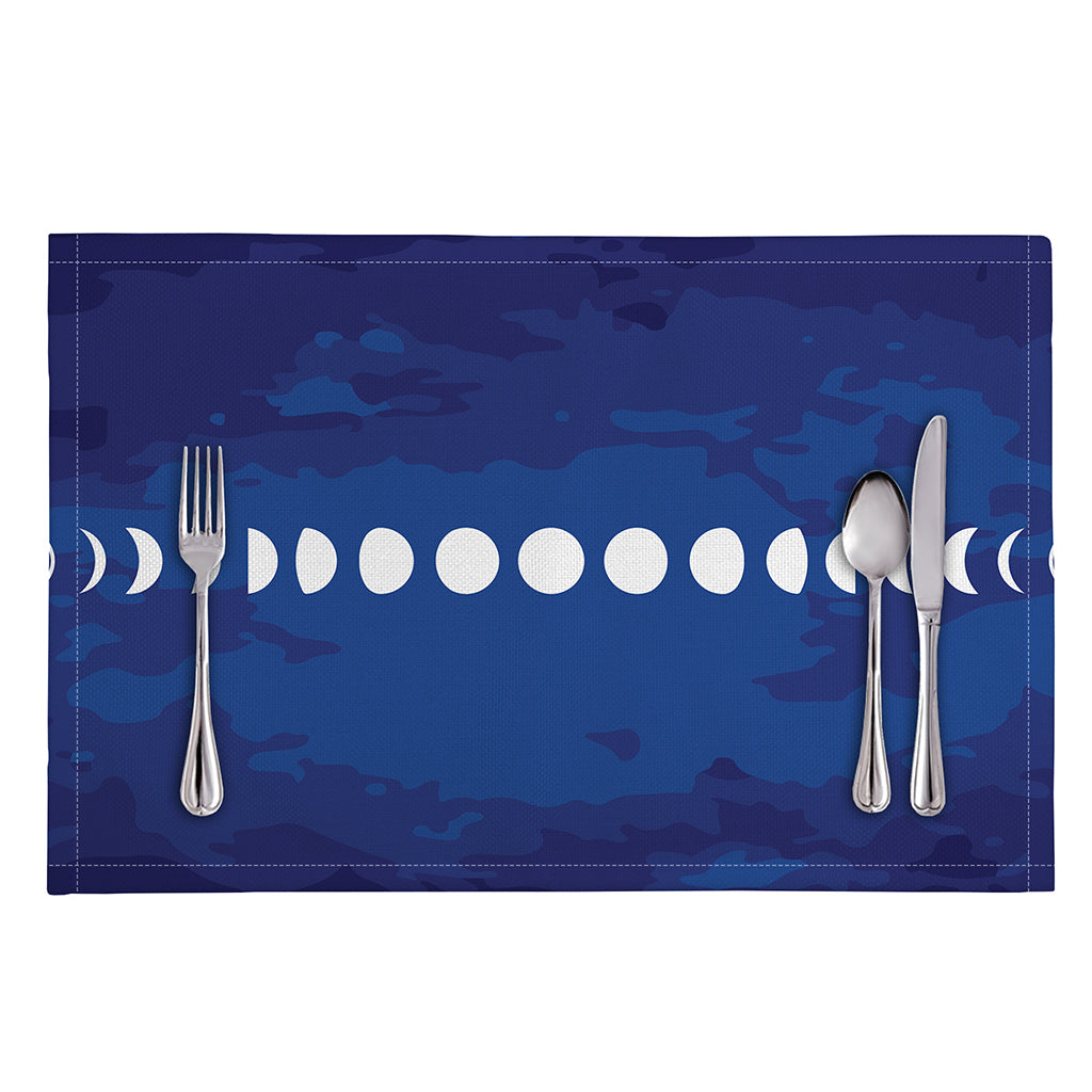 Starry Sky Lunar Phase Print Placemat