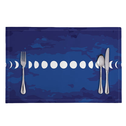 Starry Sky Lunar Phase Print Placemat