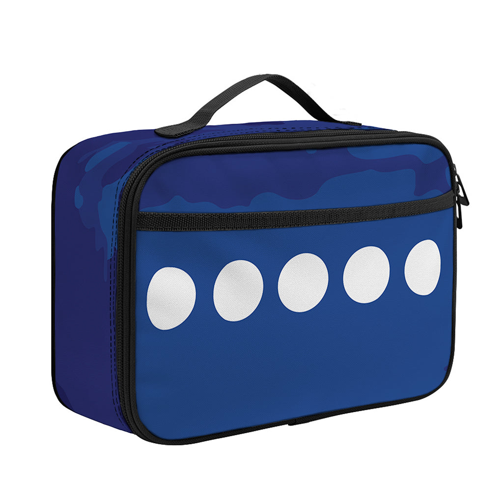 Starry Sky Lunar Phase Print Portable Lunch Bag